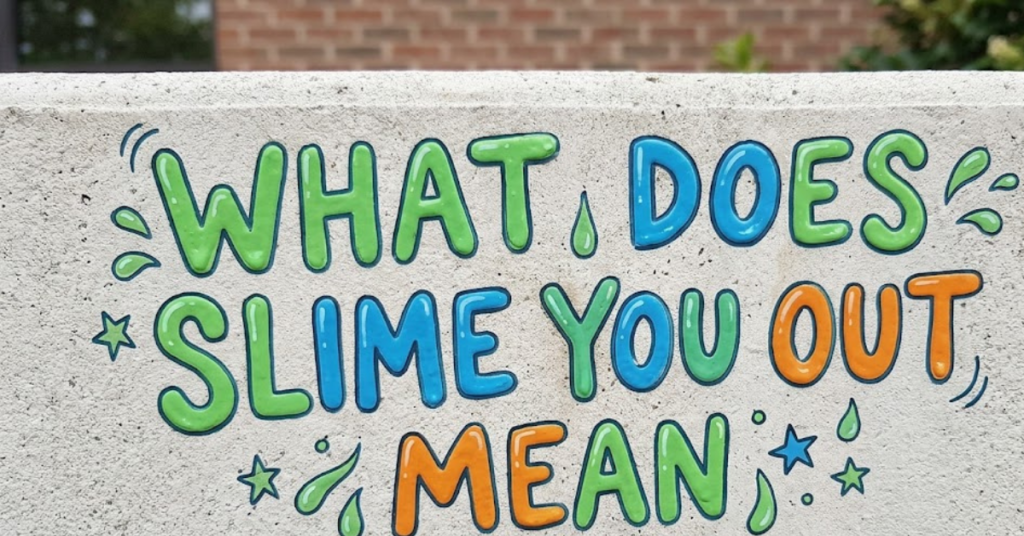 What Does “Slime You Out” Mean? Slang Explained