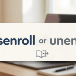 Disenroll or Unenroll: What’s the Difference and When to Use Them