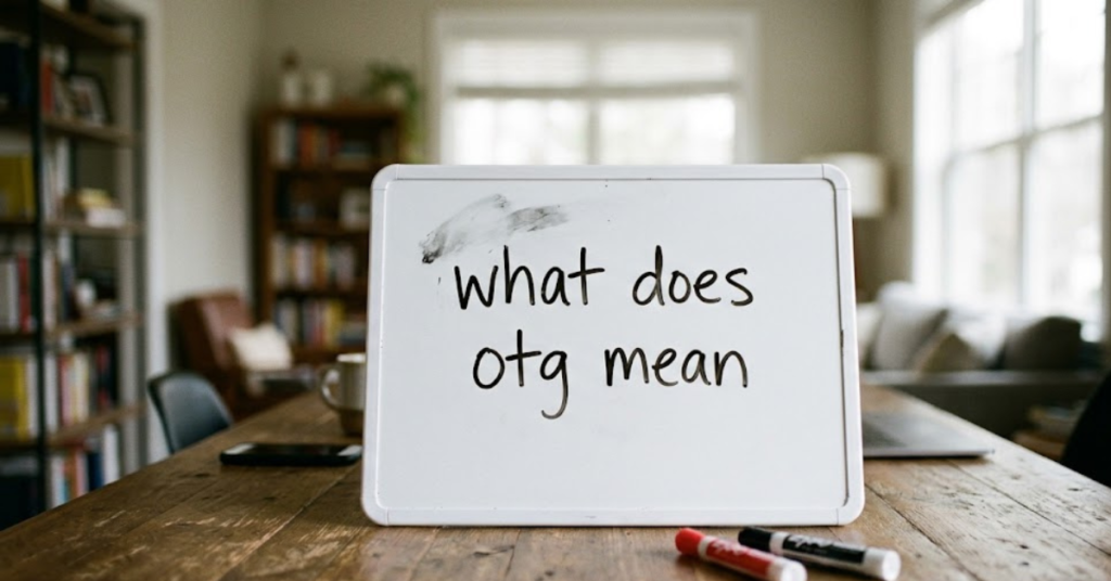 What Does OTG Mean? Full Meaning in Text, Slang & Instagram
