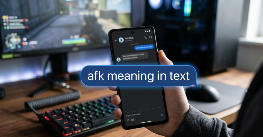 AFK Meaning in Text: What It Really Stands For