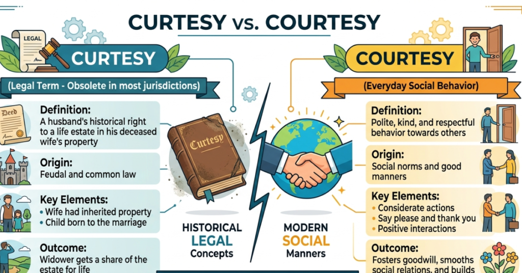 Curtesy vs Courtesy: Understanding the Difference