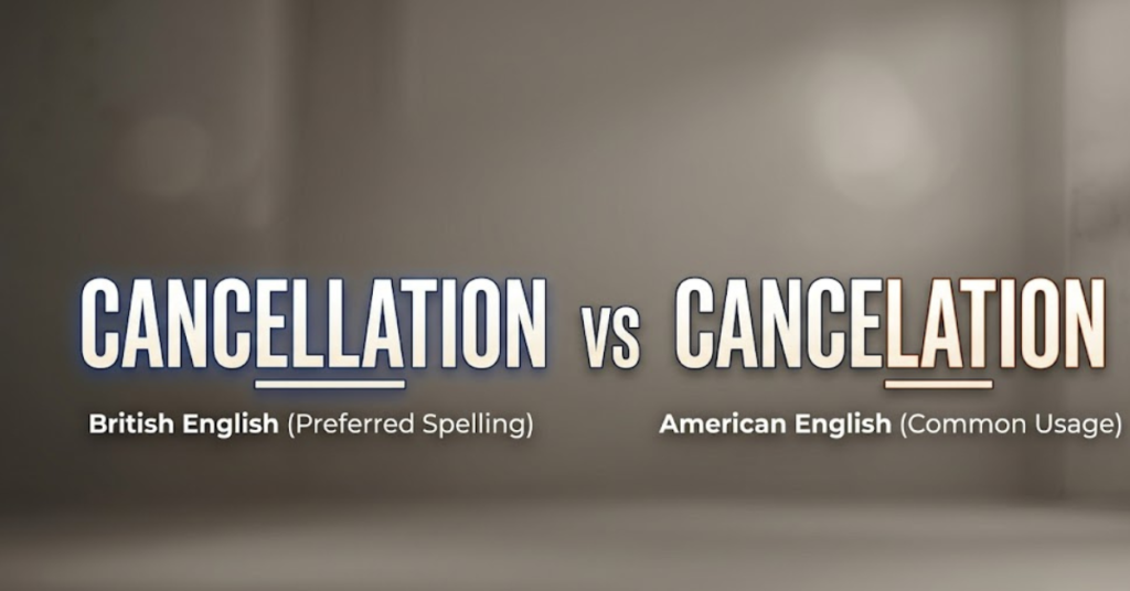 Cancellation vs Cancelation: Which Spelling Is Correct?