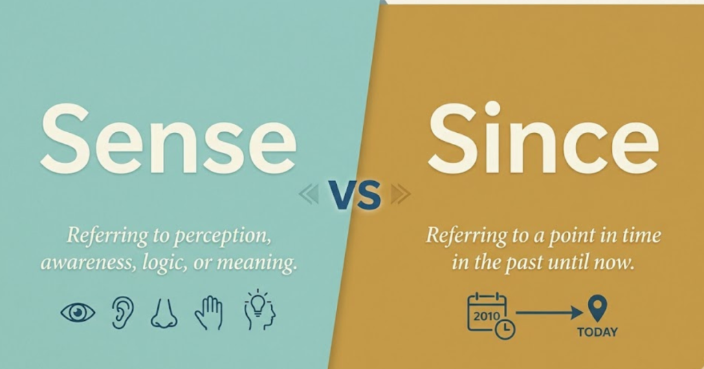 Sense vs Since: Understanding the Difference Clearly