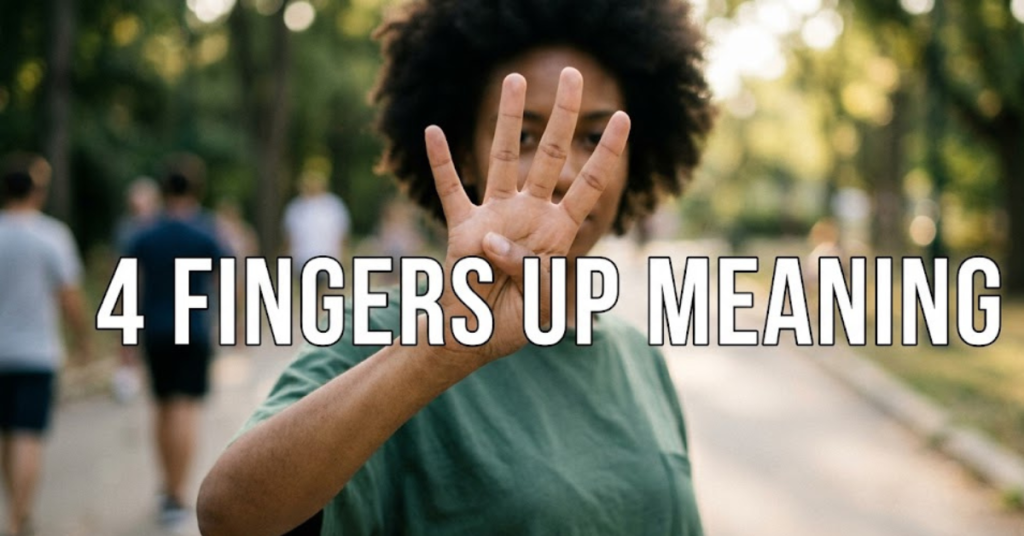 4 Fingers Up Meaning: What Does It Really Represent?