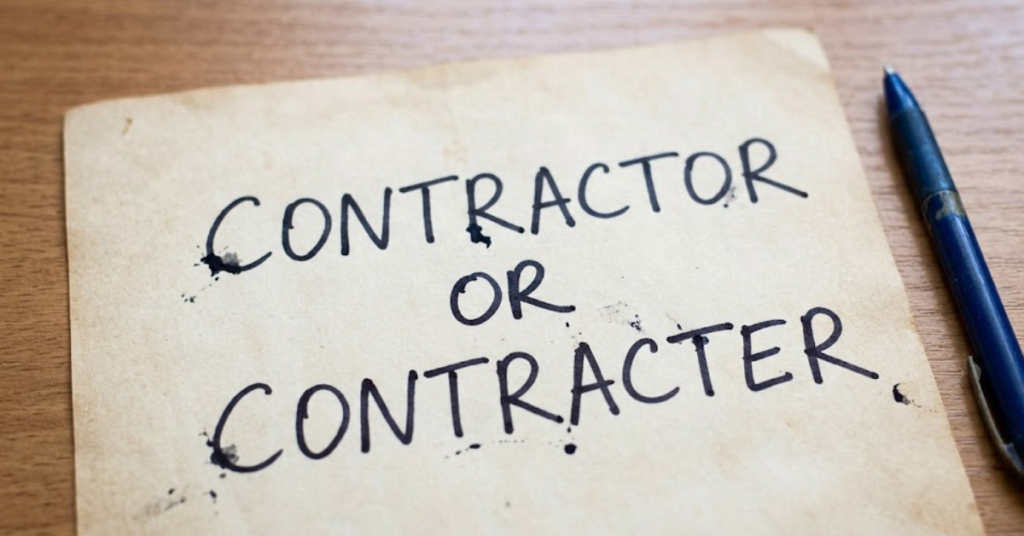 Contractor or Contracter: Which One Is Correct?