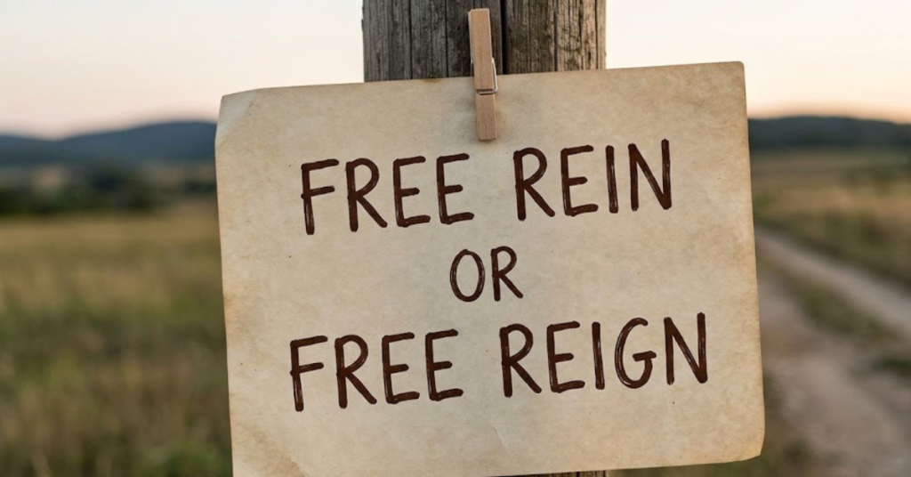 Free Rein or Free Reign: What’s the Right Phrase?