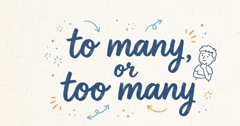 Too Many or To Many: What’s the Correct Usage?