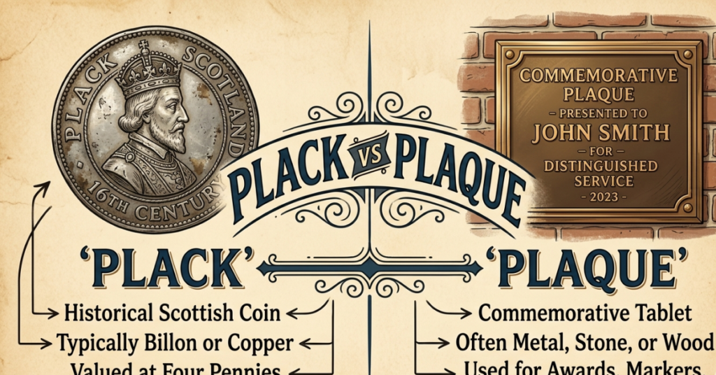 Plack vs Plaque: What’s the Difference?