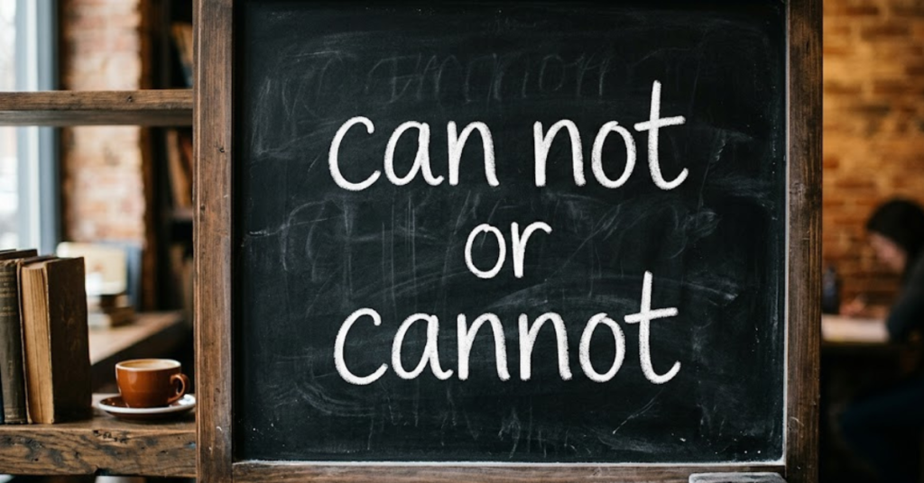 Can Not or Cannot: Grammar, Meaning & Usage Explained