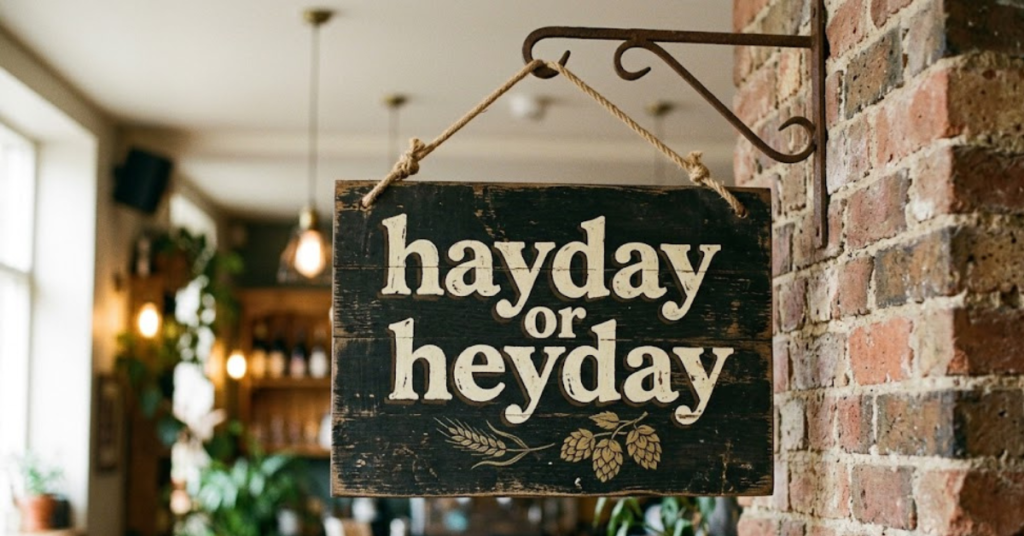 Hayday or Heyday: Meaning, Spelling & Usage Guide