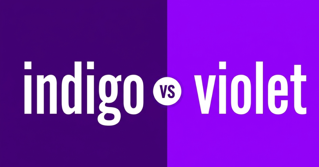 Indigo vs Violet: What’s the Real Difference?