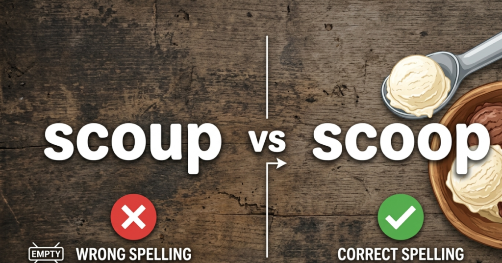 Scoup vs Scoop: What’s the Difference?