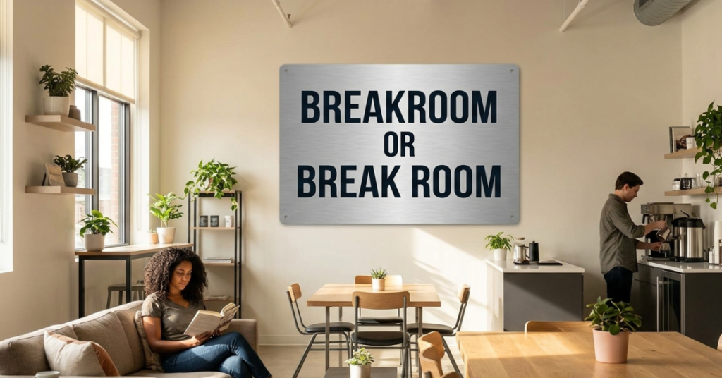 Breakroom or Break Room: Which Spelling Should You Use?