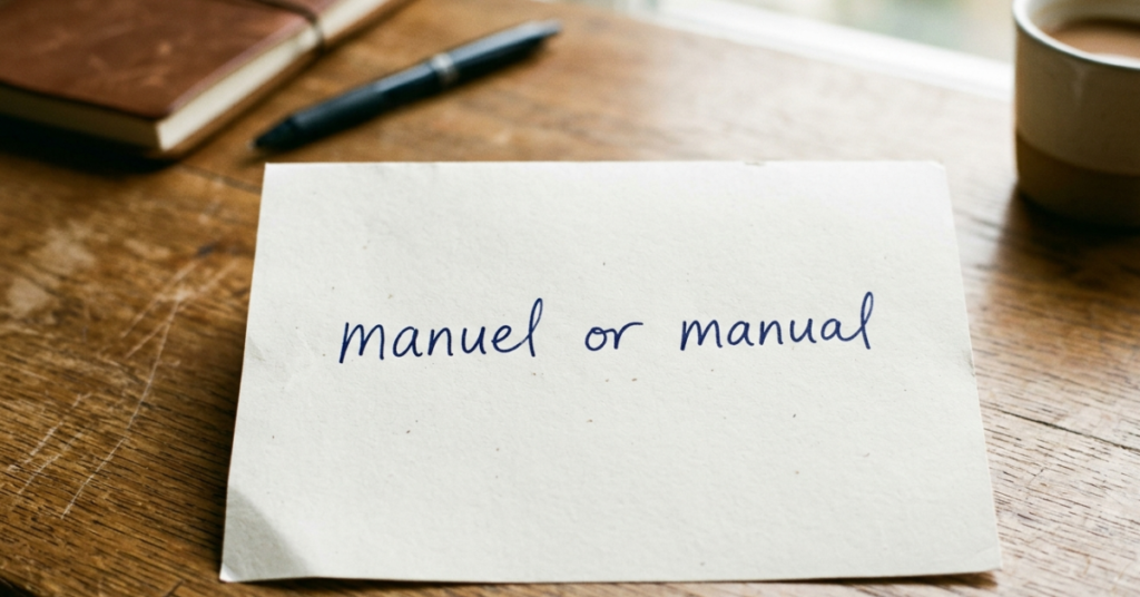 Manuel or Manual: Which Word Should You Use?